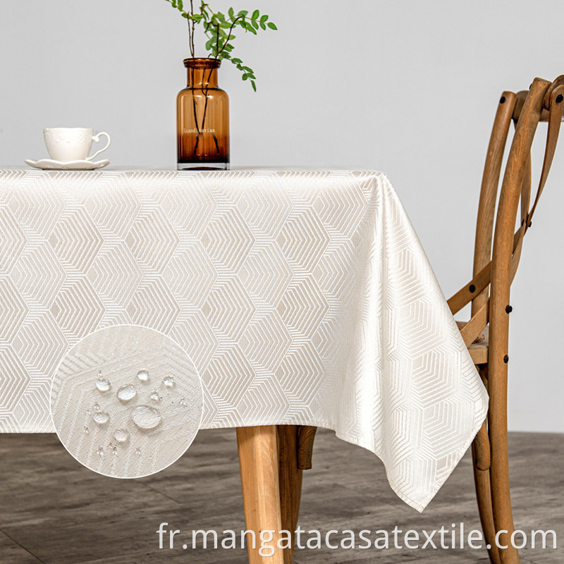 Table Cloths Rectangle Beige1